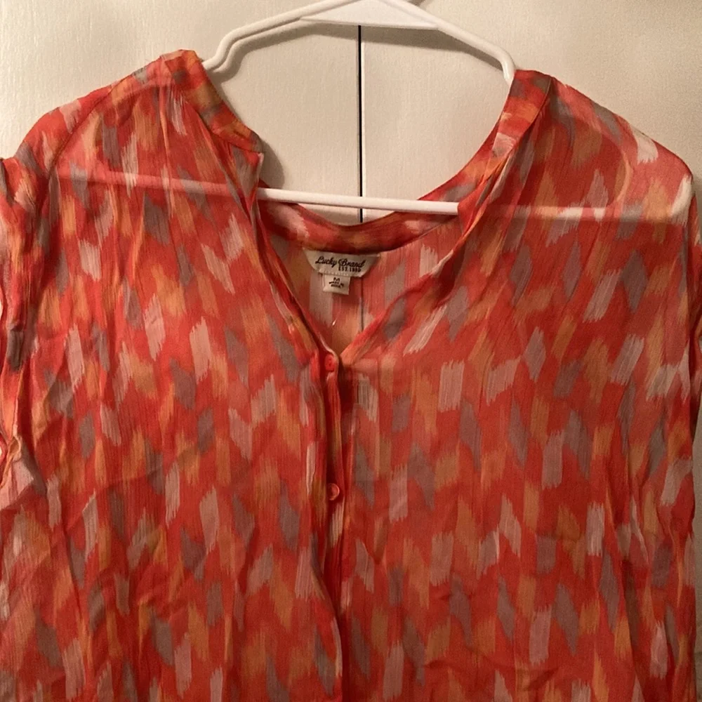 Lucky Brand Blouse - Picture 1 of 8